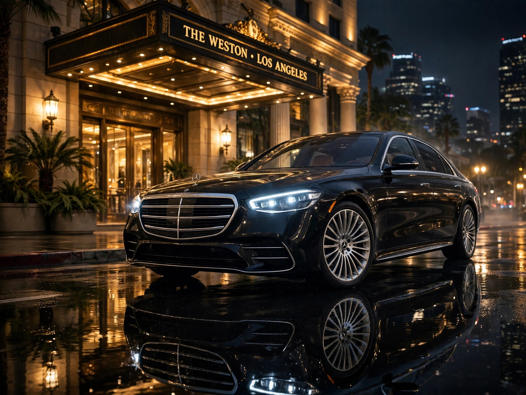 Black 2026 Mercedes-Benz S-Class — NIUK Limo