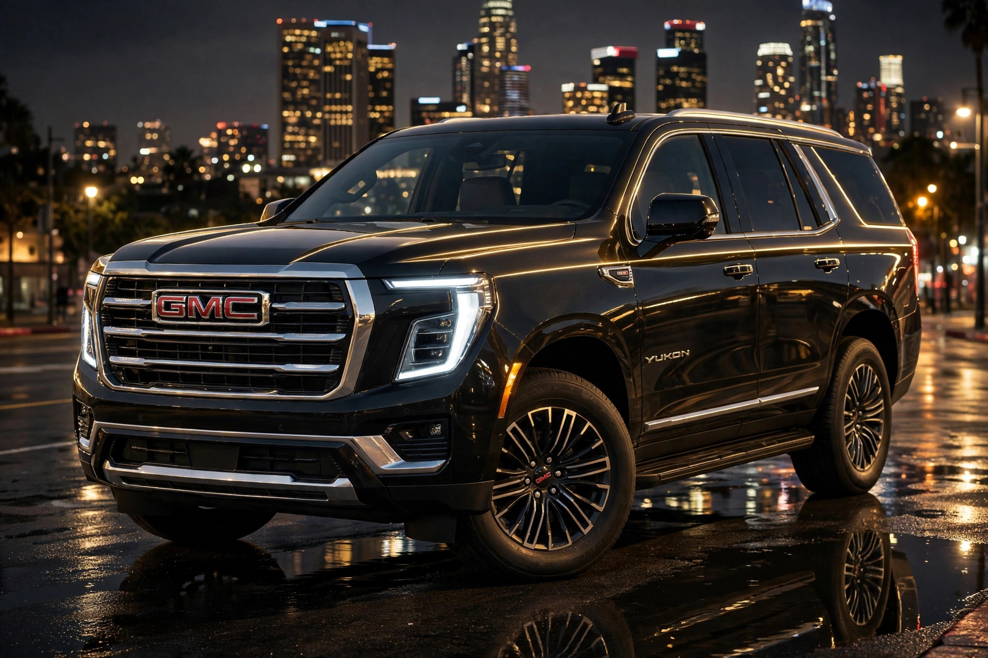 Black 2025 GMC Yukon — NIUK Limo